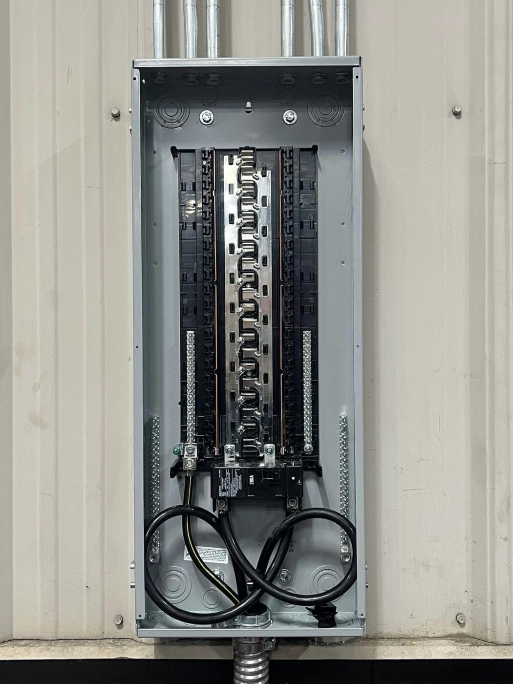 Clean electrical installation work by Norton Electric